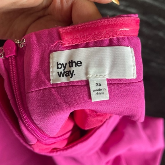 pink mini dress strapless - Picture 3 of 3